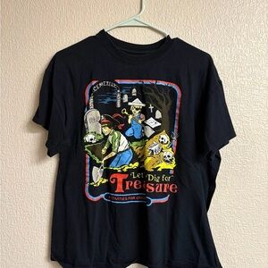 Black Graphic Short Sleeve Tee